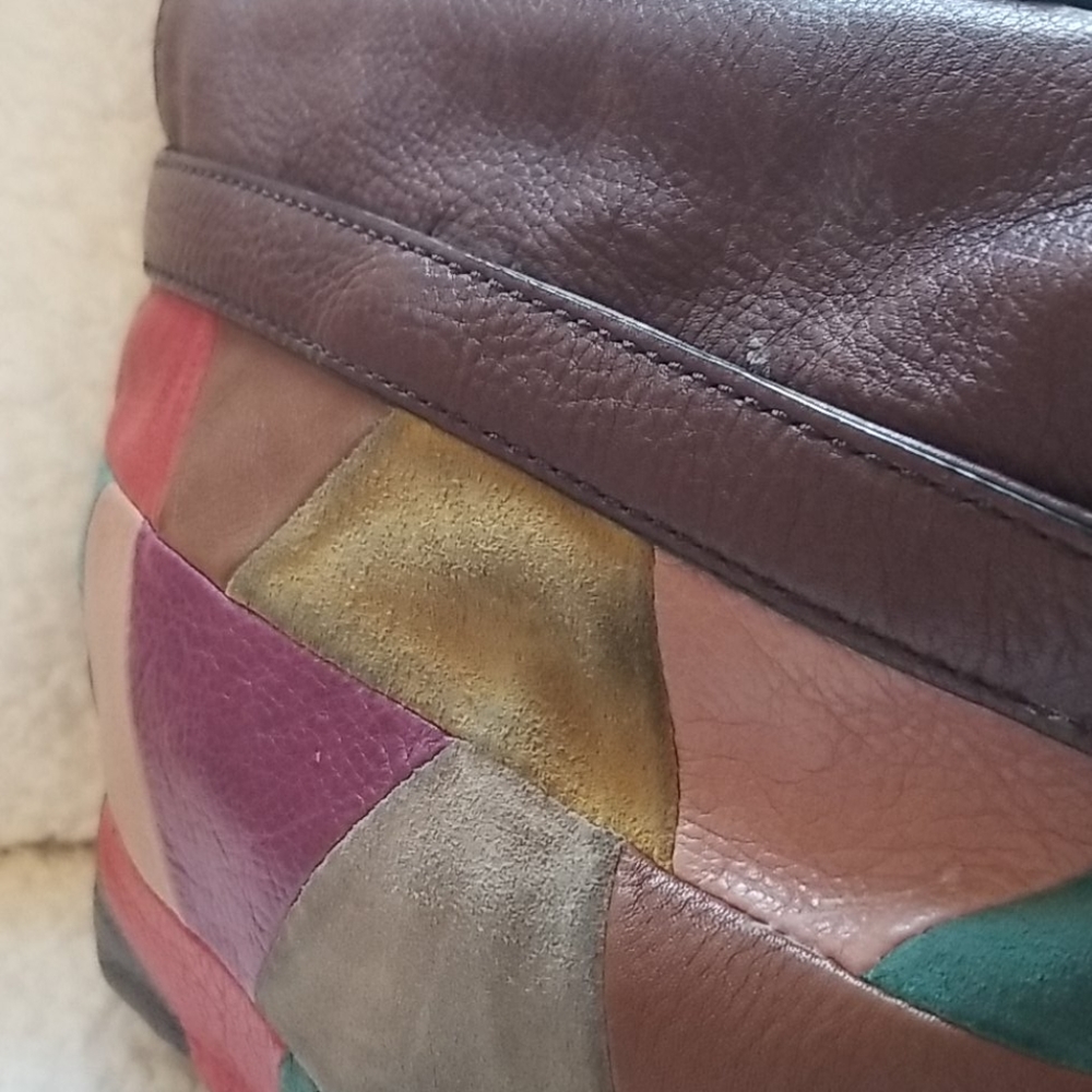 FOSSIL Maddox Messenger Retro Y2K Color-block Satchel - Picture 7 of 16